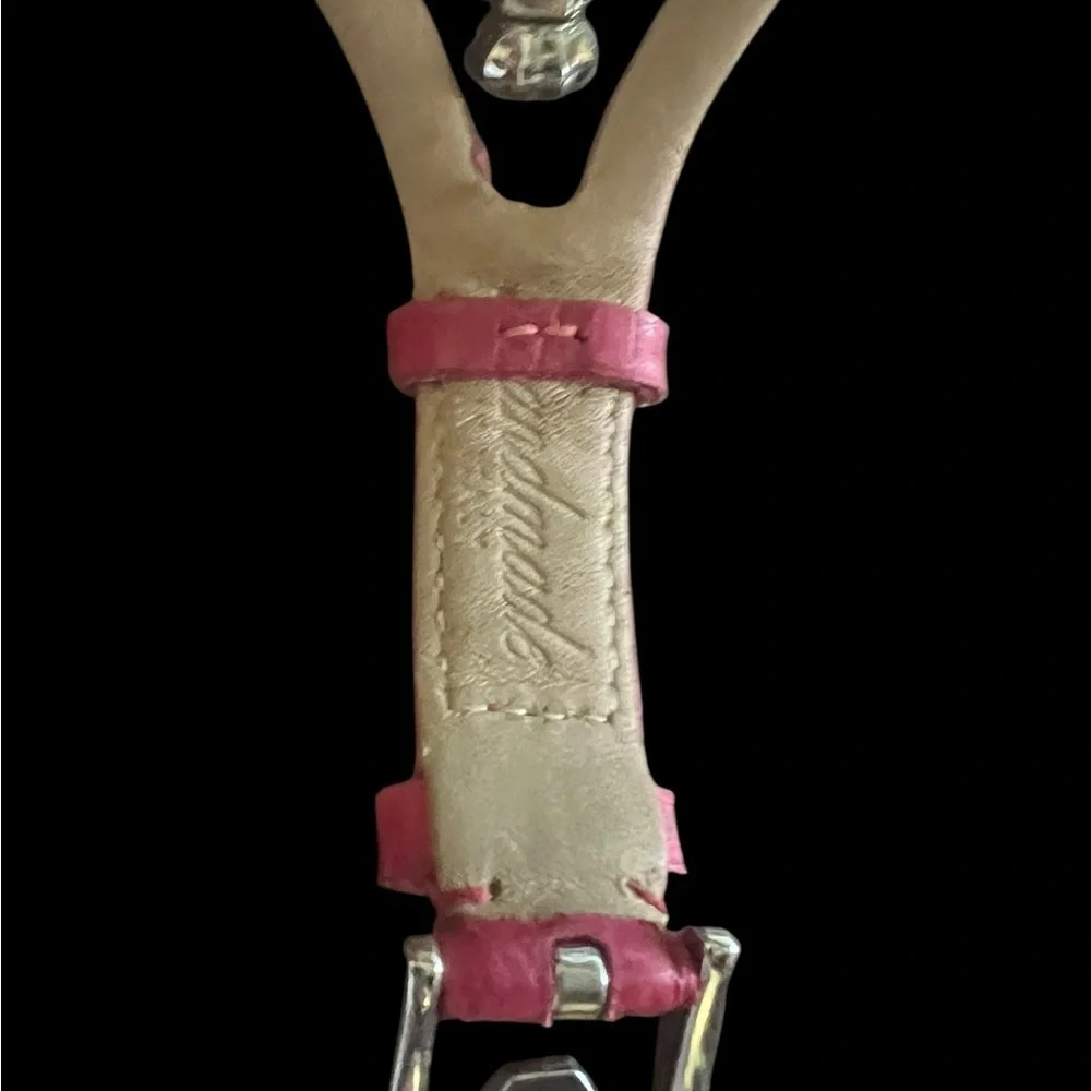 GaGa Milano Pink Leather Strap Watch
